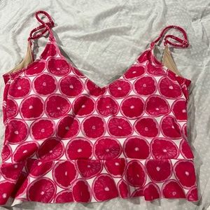 Kortni Jeane scoop back medium womens swim top